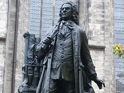 Statue von Johann Sebastian Bach