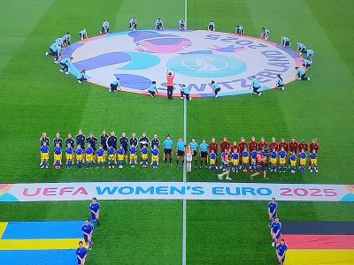 Blick in ein Fußballstadion